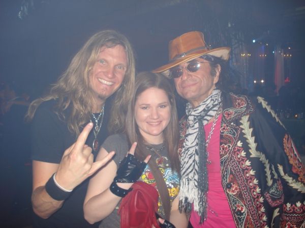 Night Ranger's Joel Hoekstra, Kelly Cameron and Survivor's Jim Peterik Photo